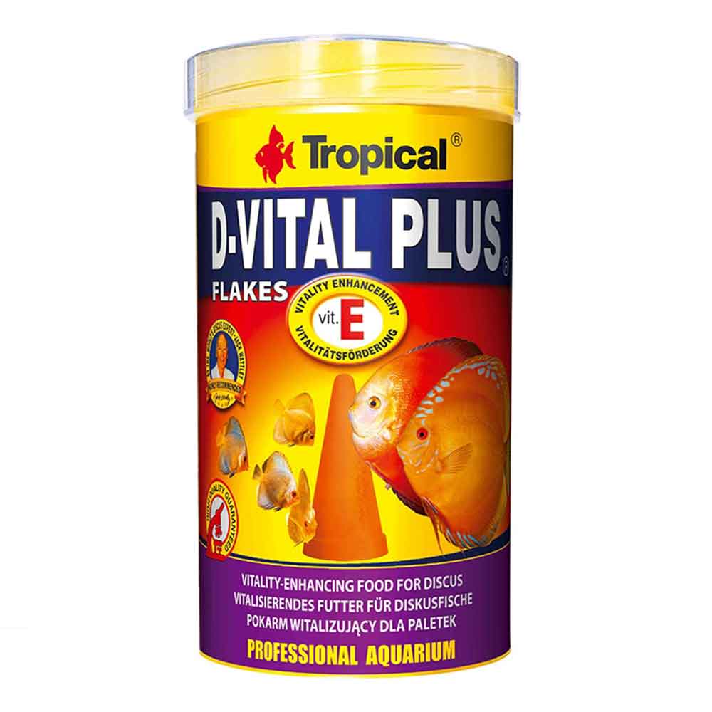 Tropical D-Vital Plus Scaglie con Vitamina E 100ml 20g