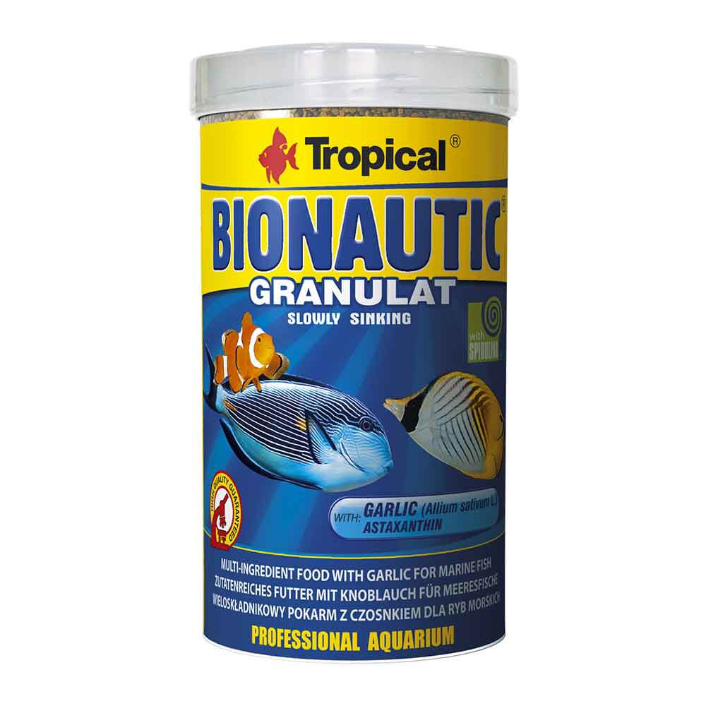 Tropical Bionautic Granulat Mangine completo in granuli affondanti per pesci marini 100ml 55g