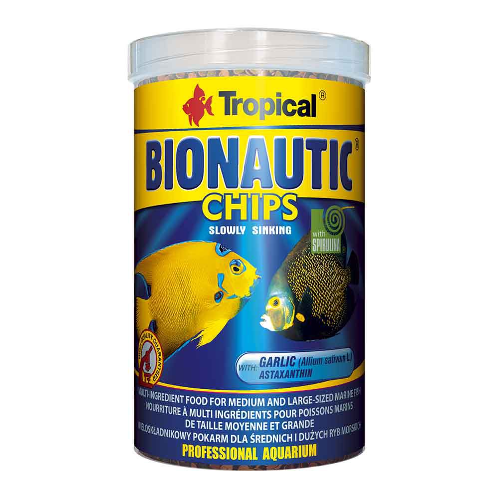 Tropical Bionautic Chips Mangine completo affondante per pesci marini 250ml 130g