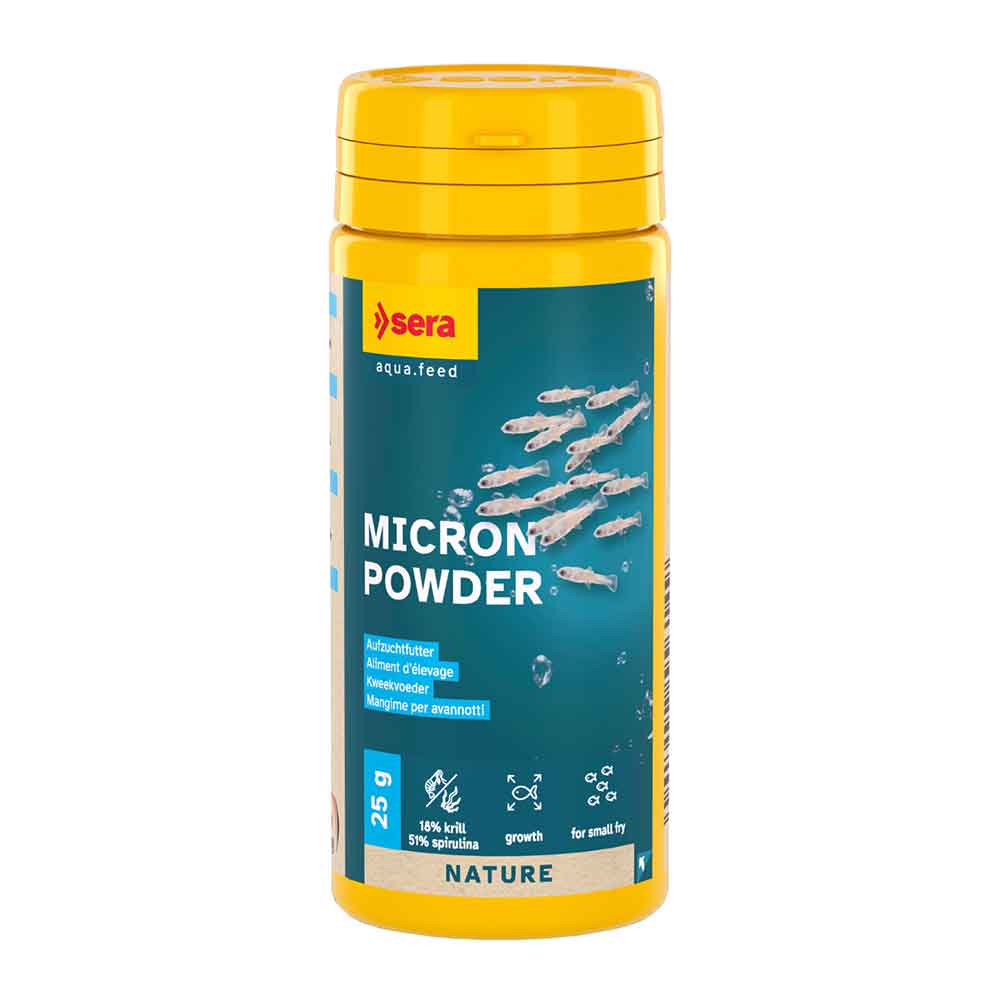 Sera Micron Powder Nature Alimento per avanotti 50ml 25g