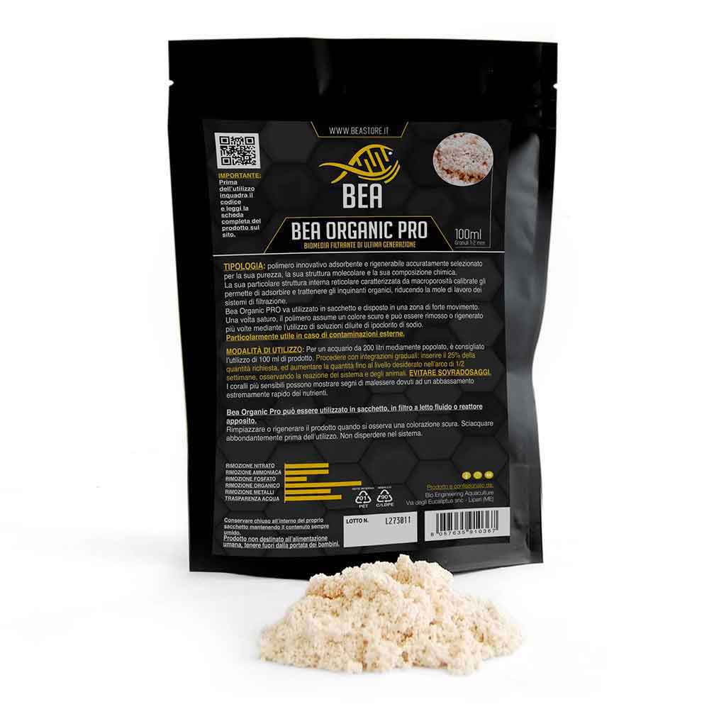 Bea Organic Pro Polimero adsorbente rigenerabile contro inquinanti organici 100ml