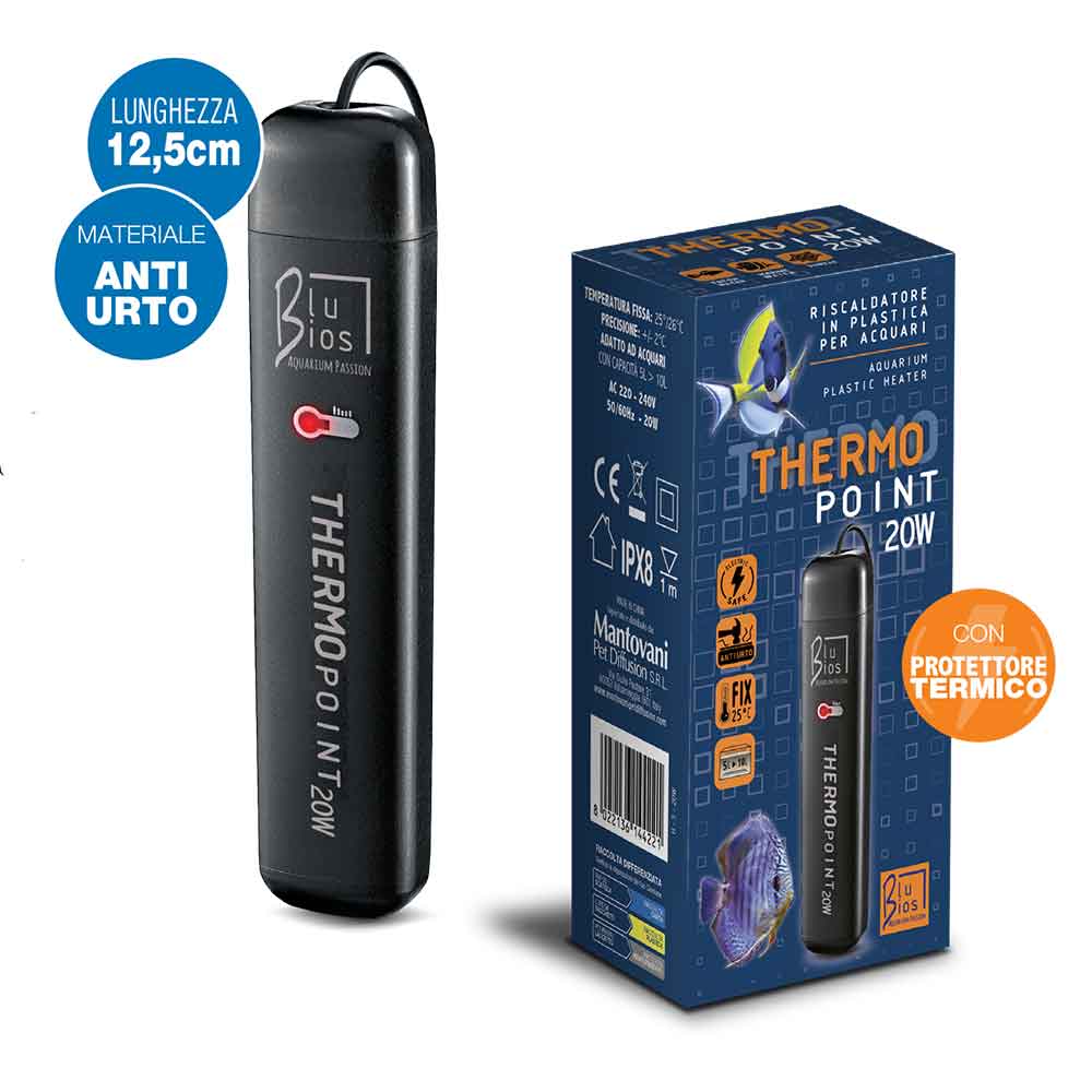 Blu Bios Thermo Point Riscaldatore Preimpostato 25 Gradi 20W