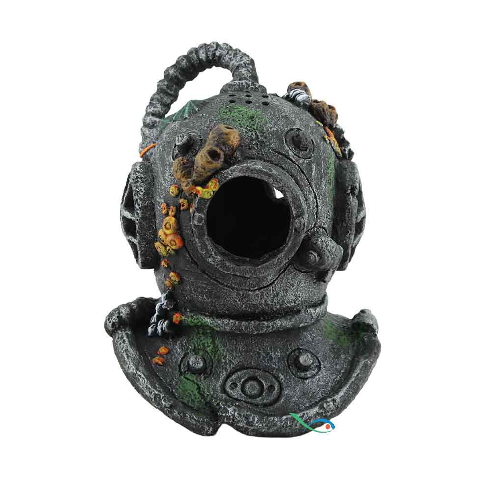 Aqua Della Decoro Sub Helmet con attacco areatore 13x13x17h cm