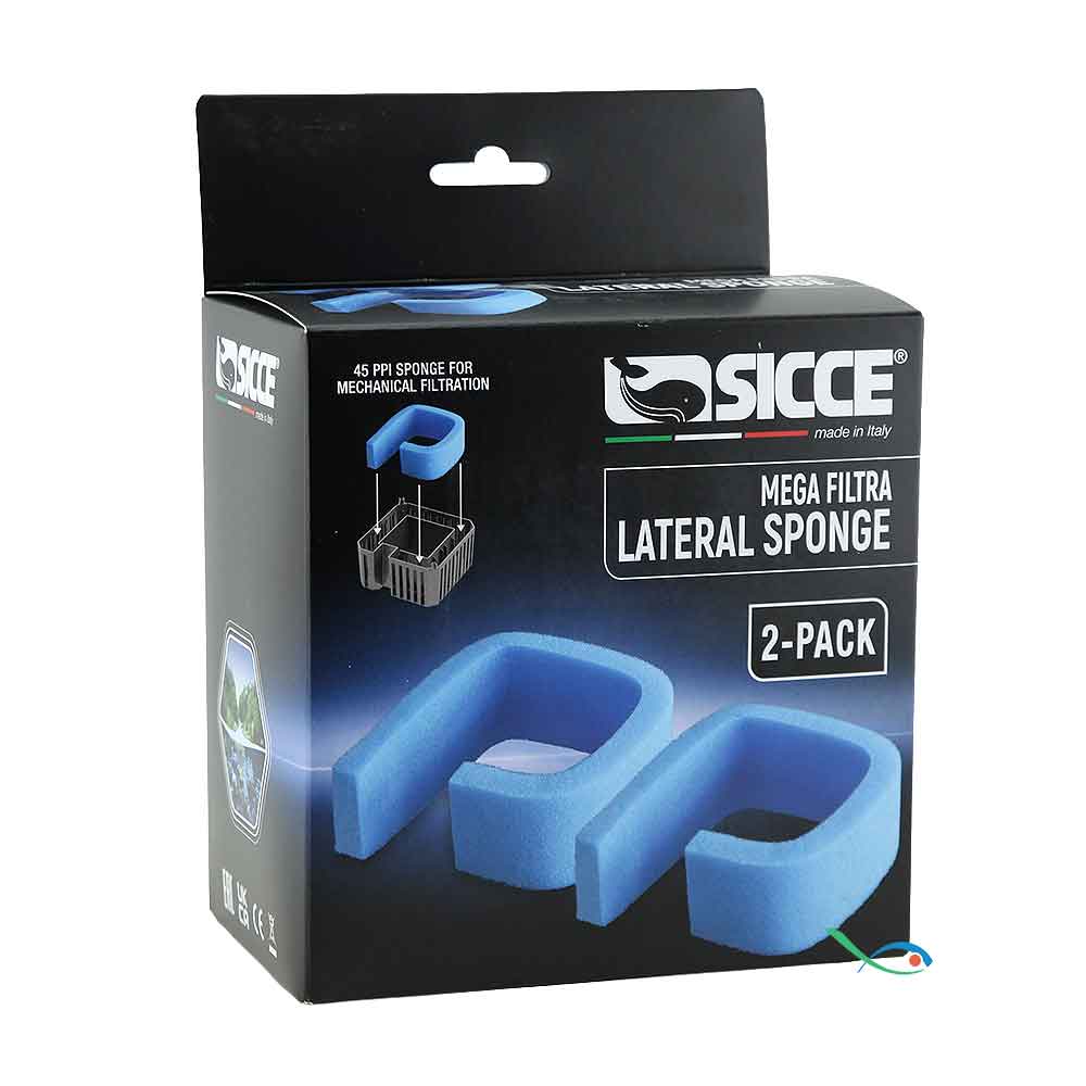 Sicce Mega Filtra Lateral Sponge Ricambio Filtro esterno 2pz