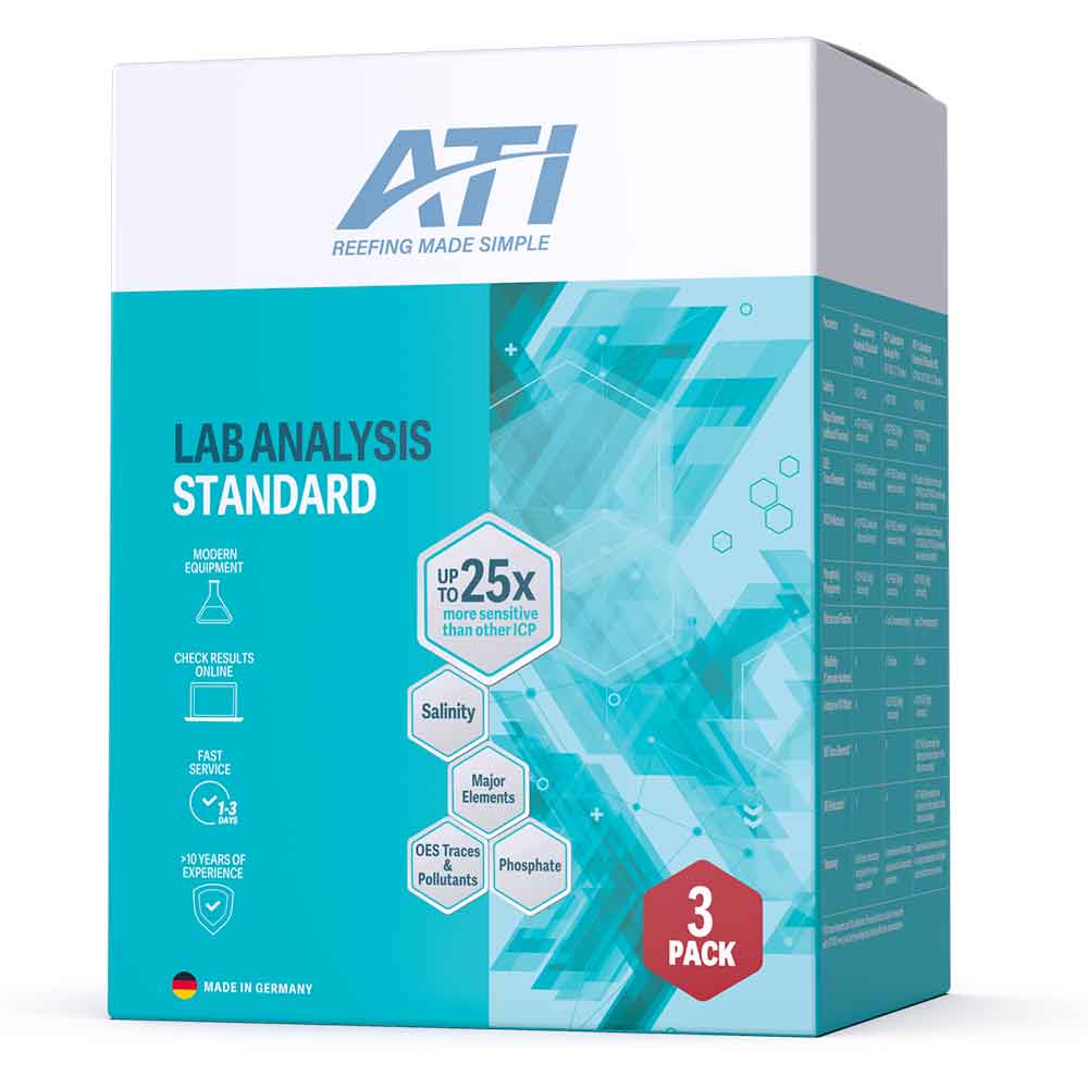 Ati ICP Lab Analysis Standard per marino Spedizione EU/NON EU 3Pack