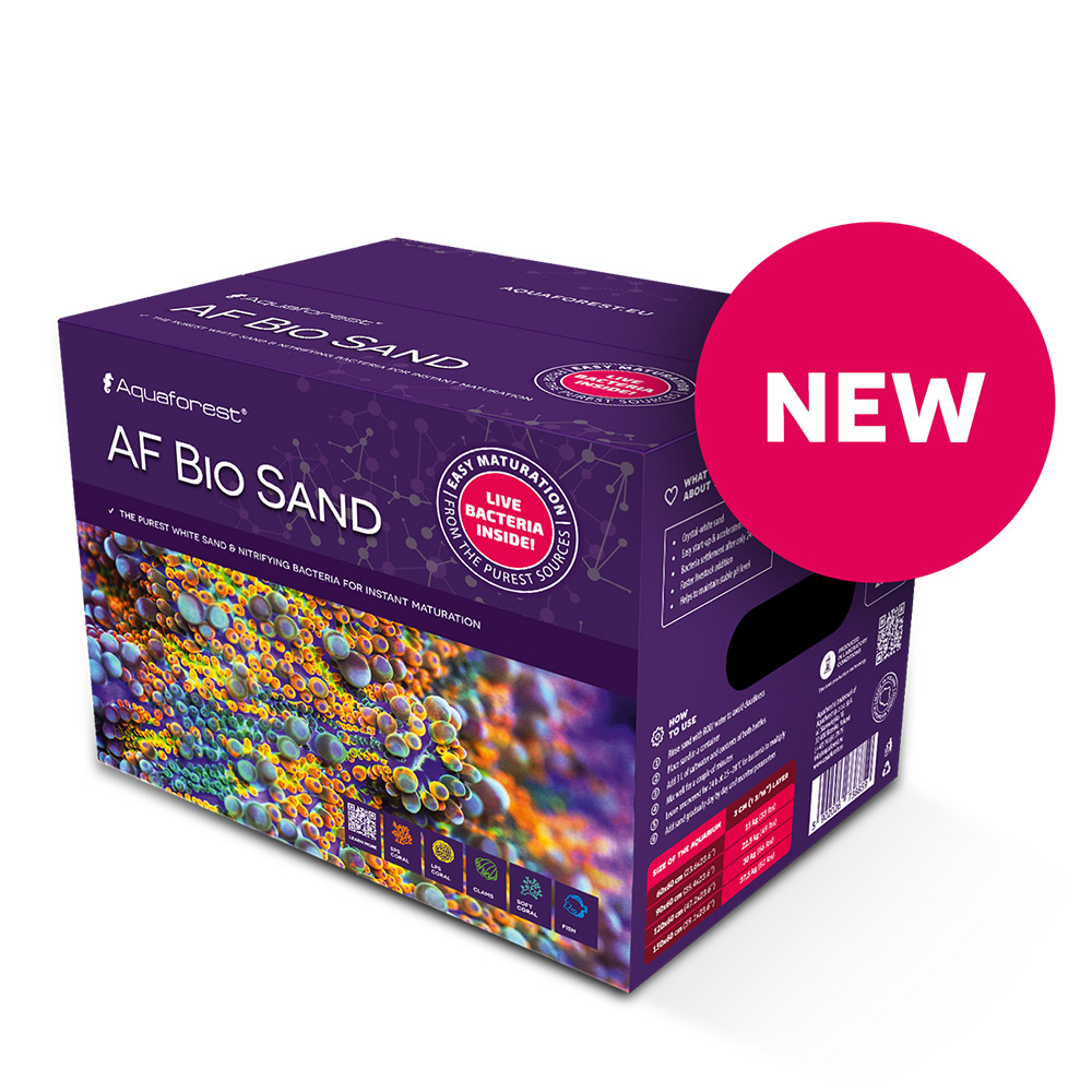 Aquaforest Bio Sand Sabbia Viva per Marino e DSB 1-2mm 10kg