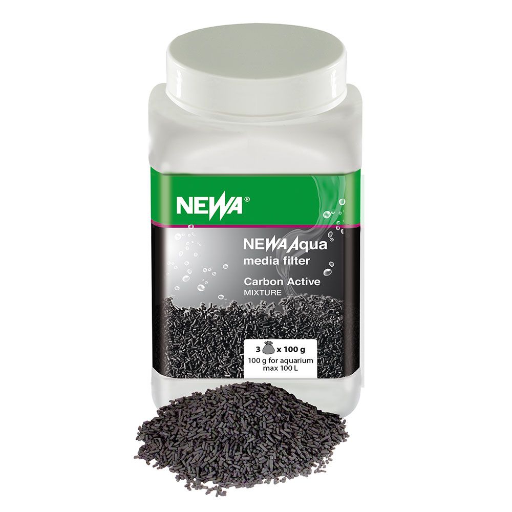 Newa Aqua Media Filter Carbon Active Mixture 3 calze da 100g per circa 300L Carbone per dolce e marino