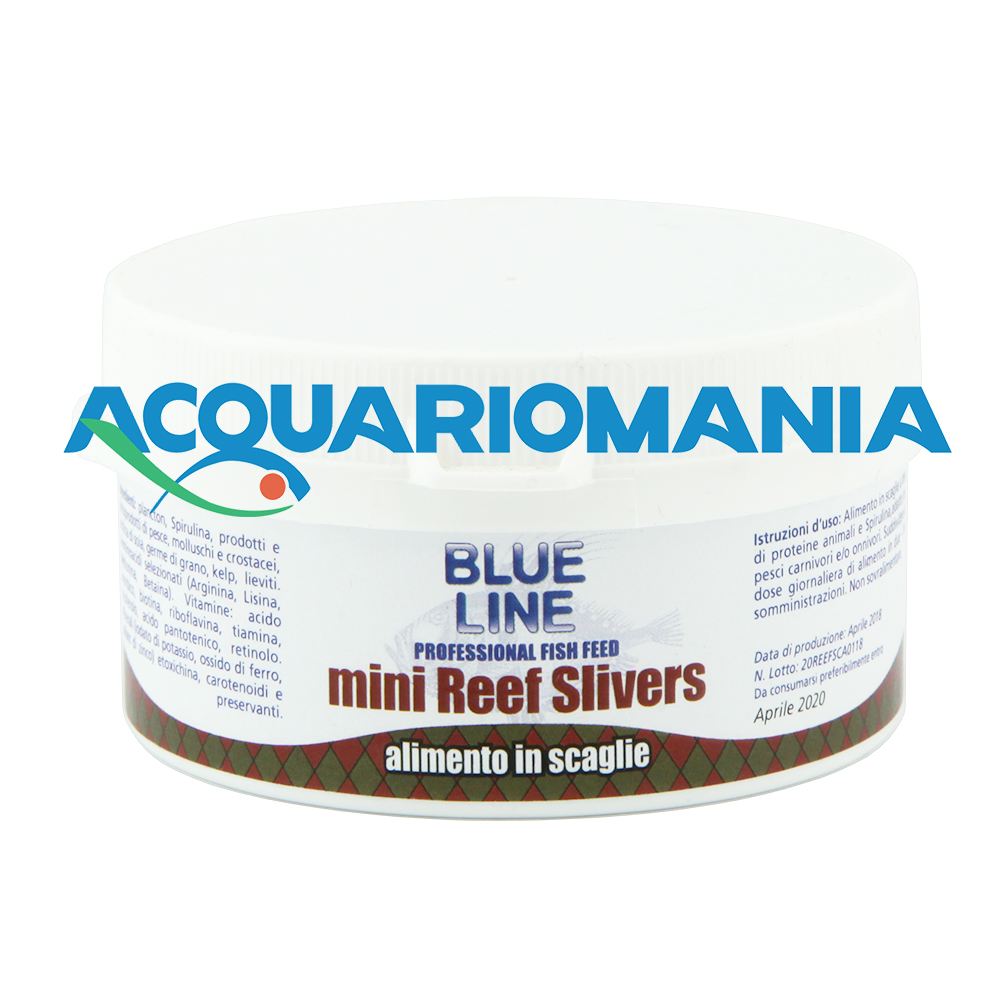 Blue line Mini Reef Slivers Mangime in scaglie 20g