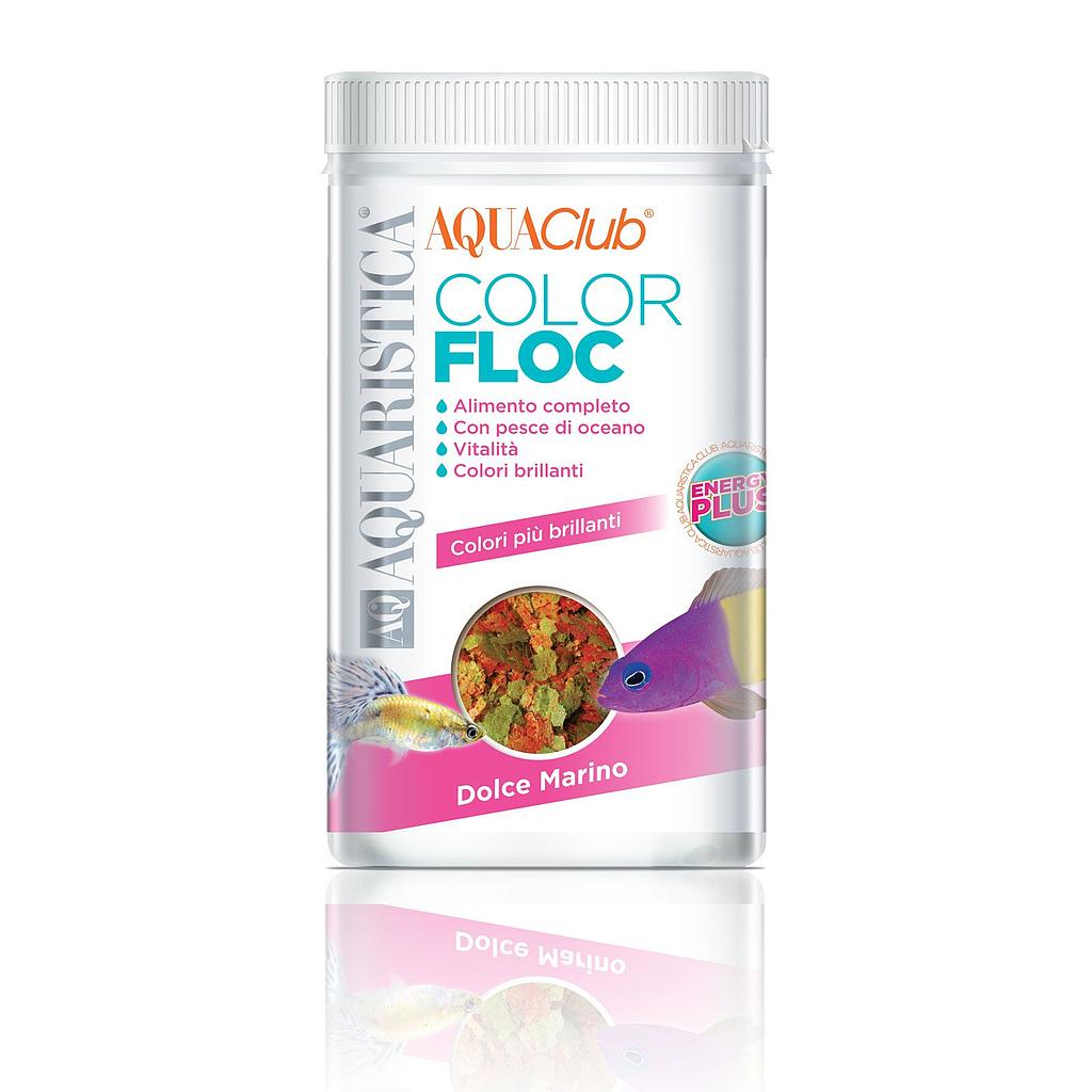 AQ Aquaristica Color Floc Alimento per intensificare i colori in scaglie 1300ml 184g