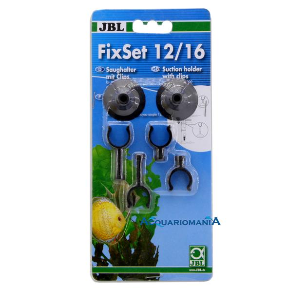 Jbl Fix Set Ventose con gancio per tubi da 12/16 mm