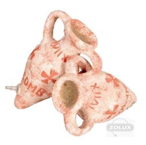 Zolux Anfora doppia con attacco areatore 11.5cm