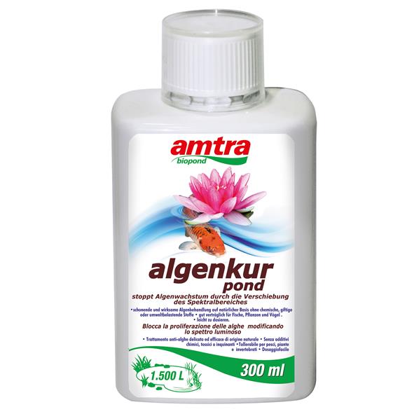 Amtra Algenkur Pond Antialghe per laghetto 300ml per 1500lt