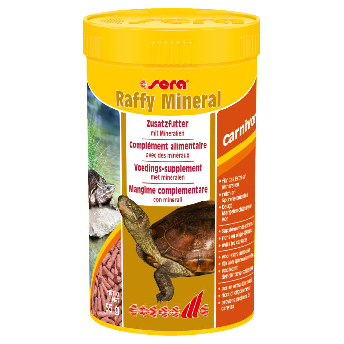 Sera Raffy Mineral Alimento energetico per Tartarughe 250ml 55g