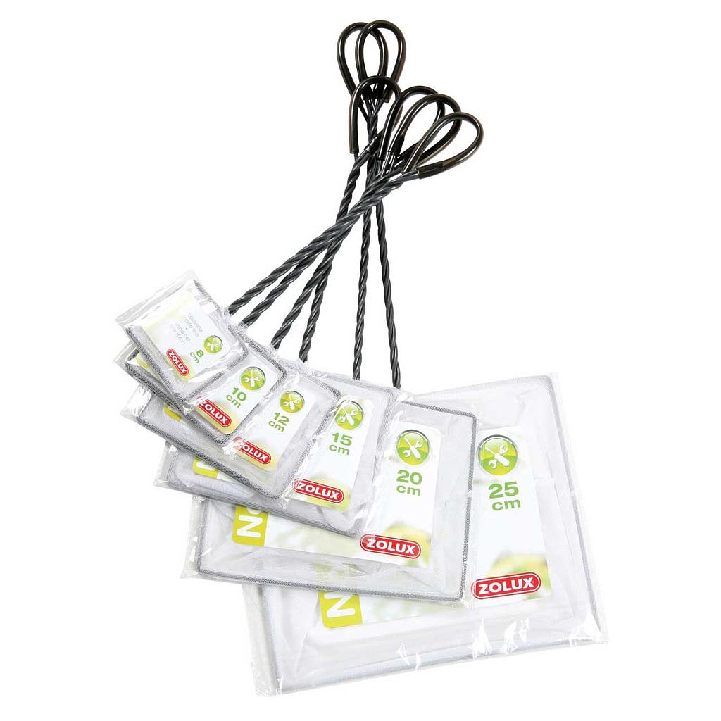 Zolux Retino maglia bianca fine 15 cm/40cm lunghezza