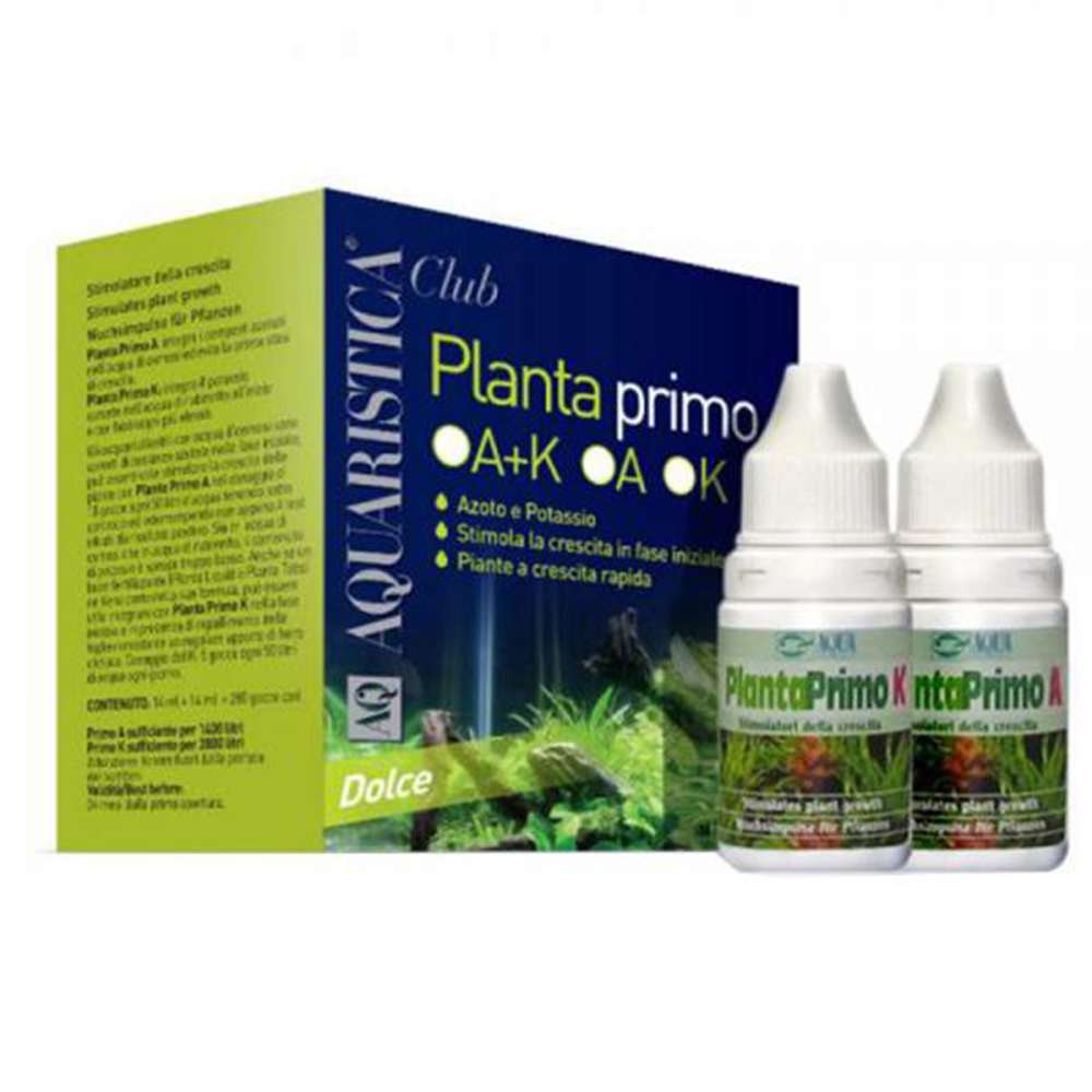 AQ Aquaristica Planta Primo K Potassio 14ml 240 gocce per 600l