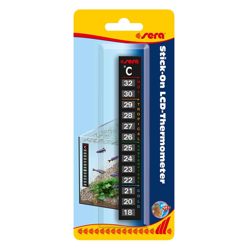 Sera Termometro digitale adesivo da 18 a 34 °C