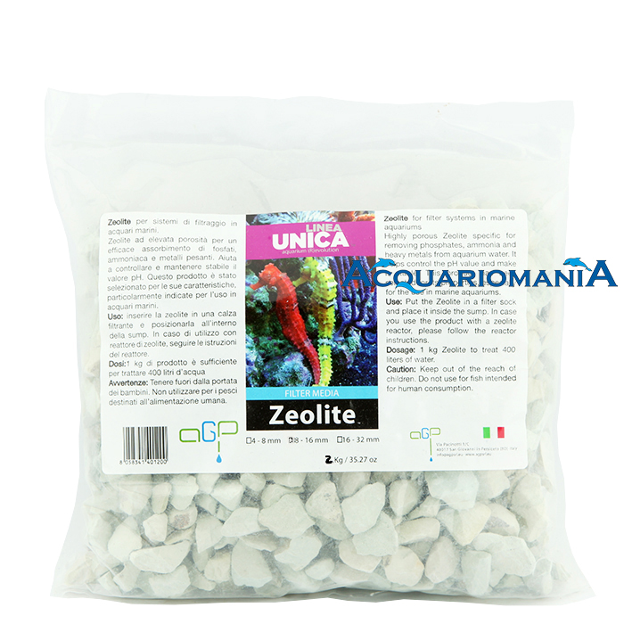 Unica Zeolite Media 8-16mm 2Kg fino a 800lt