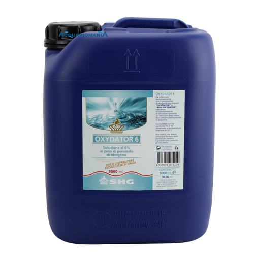 Shg Oxydator 6% 5000ml Soluzione per Ossigenatori Tanica