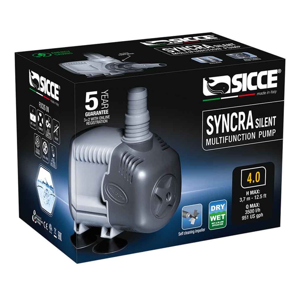 Sicce Pompa Syncra Silent 4.0 pompa di ricircolo interna/esterna regolabile 3500L/h