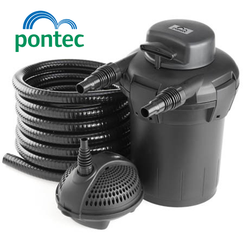 Pontec PondoPress Set 5000 Filtro a pressione con UV-C per laghetti fino a 5000l