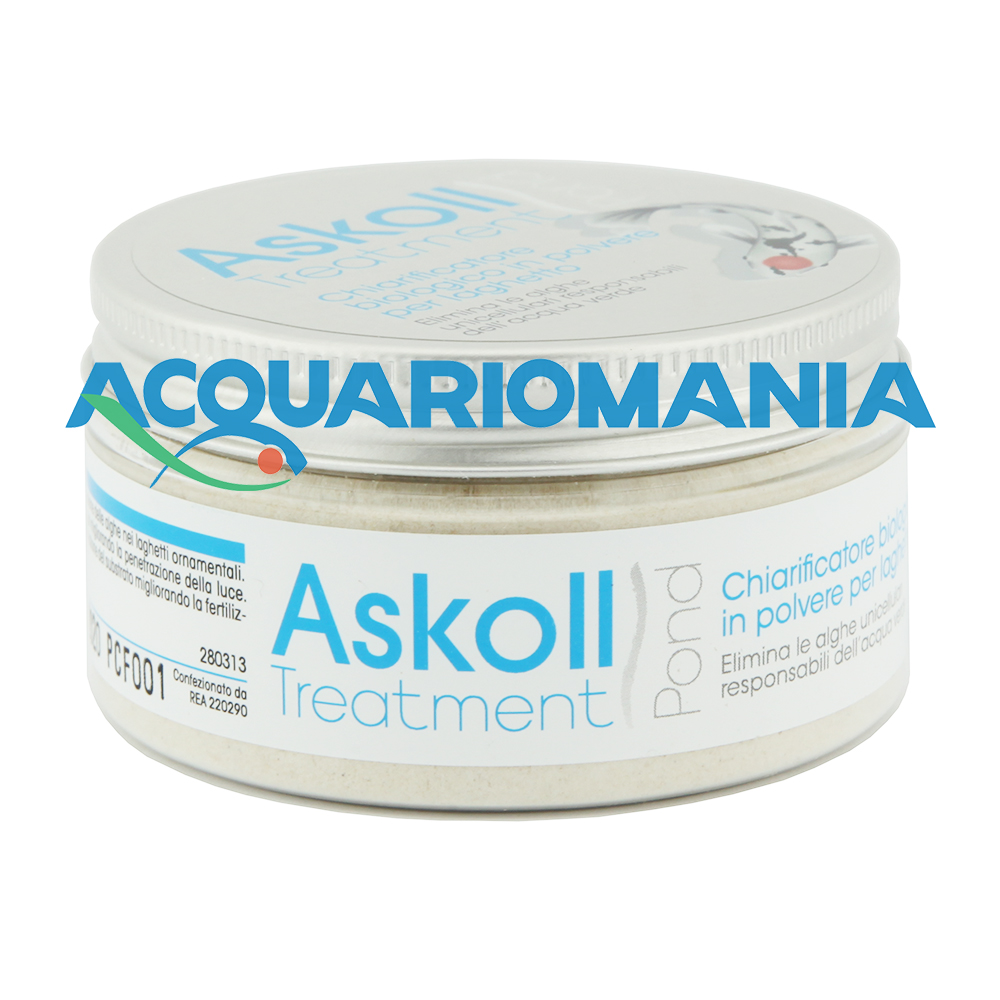 Askoll Treatment Pond Chiarificatore biologico in polvere per laghetto 80g per 8000 l