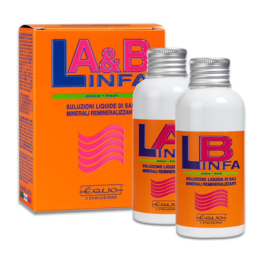 Equo Linfa A&amp;B Soluzioni liquide di sali minerali remineralizzanti 2x250ml
