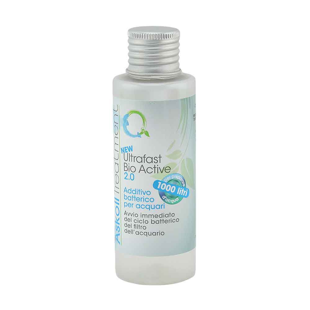 Askoll New UltraFast Bio Active 2.0 Additivo Batterico per acquari 100ml fino a 1000Lt