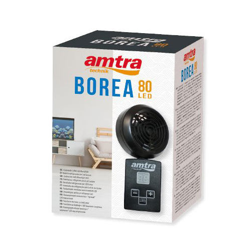 Amtra Borea 80 Led Ventolina di raffreddamento termostatata con luce lunare regolabile
