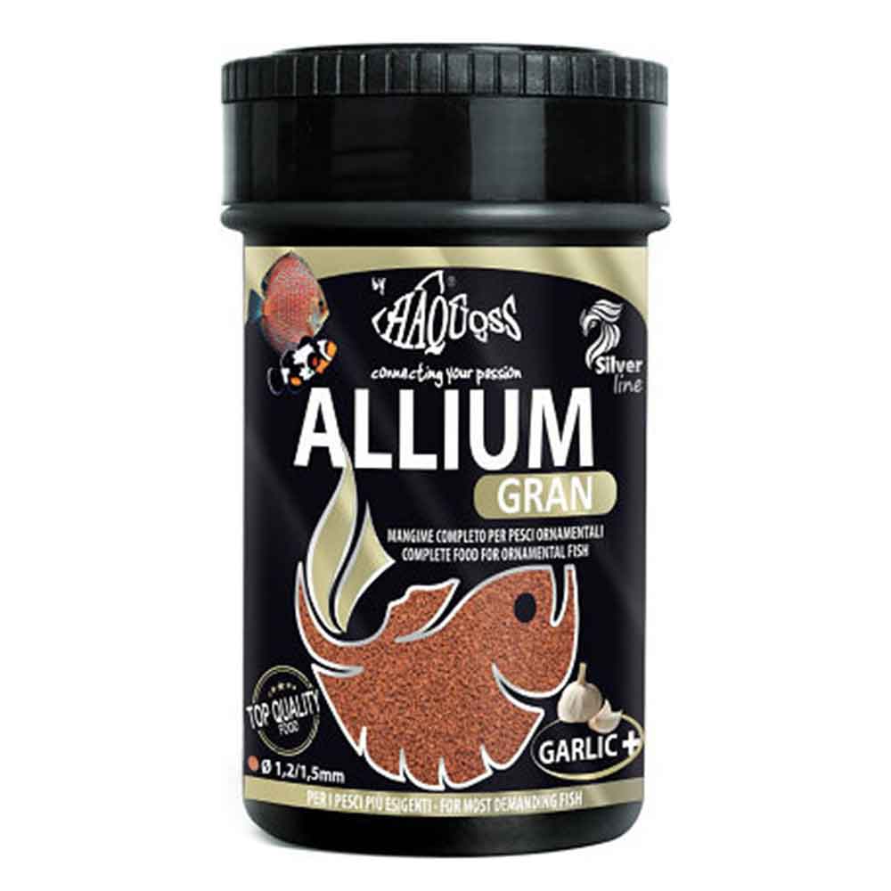 Haquoss Allium Gran per Discus e altri pesci 250ml 137g