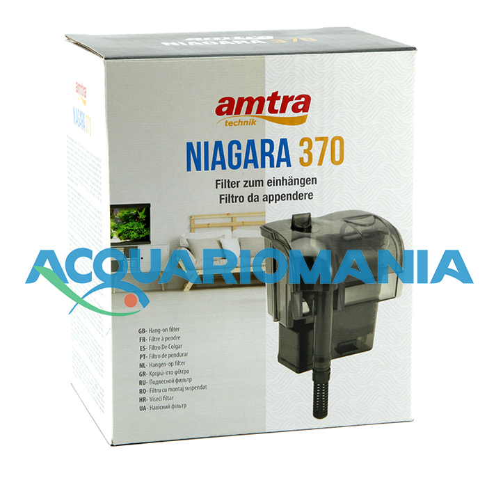 Amtra Niagara 370 Filtro appeso a zainetto 370 l/h