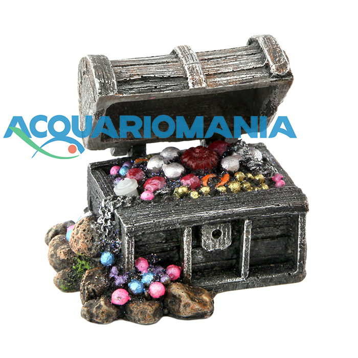 Amtra Forziere con Tesoro apri e chiudi con attacco per areatore