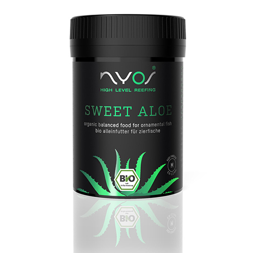 Nyos Sweet Aloe Mangime Biologico per pesci 0,9-1,5mm 70gr