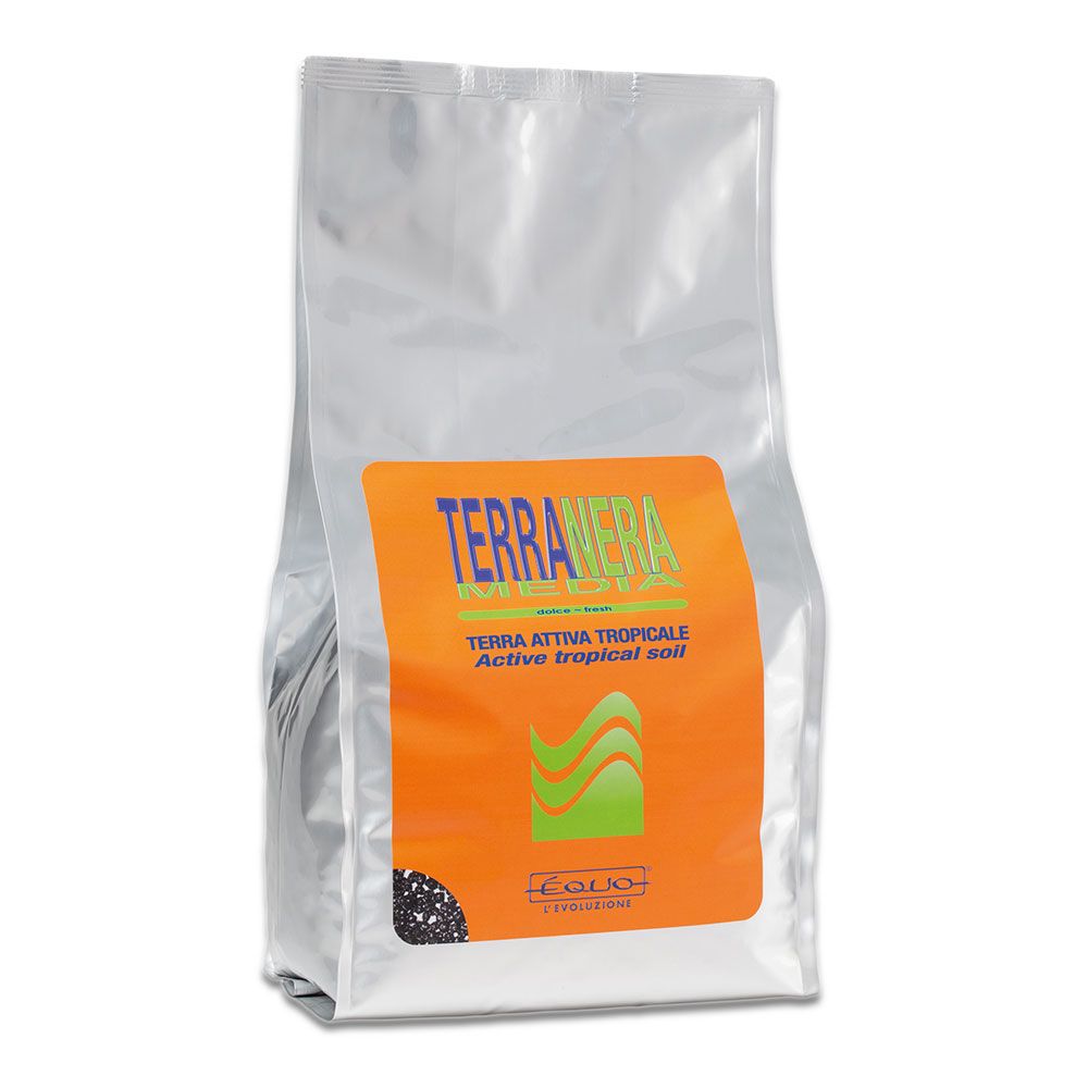 Equo Terra Nera Media Fondo Attivo Tropicale Giapponese per Layout acquari piantumati 5 litri