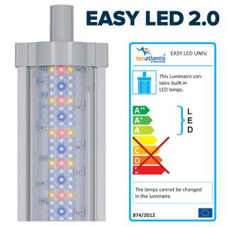 Aquatlantis Easy Led Universal 2.0 Fresh Water Lampada per attacco T5/T8/singola (ex 54W) 1047 mm 52W