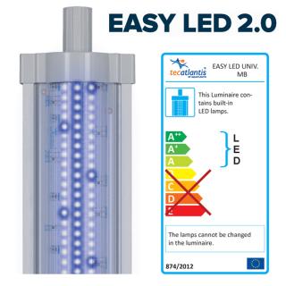 Aquatlantis Easy Led Universal 2.0 Marine Blue Lampada per attacco T5/T8/singola (ex 45W/30W) 895 mm 44W