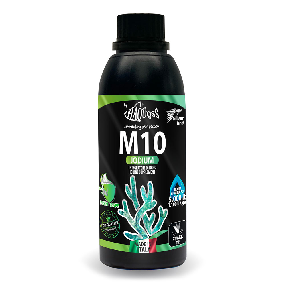 Haquoss M10 Jodium Integratore di Iodio 250ml per 5000lt