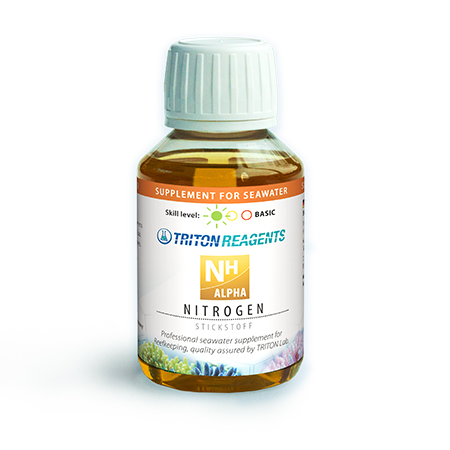 Triton Reagents NH ALPHA Nitrogen Integratore di Composti Azotati per acquari di Barriera 100ml