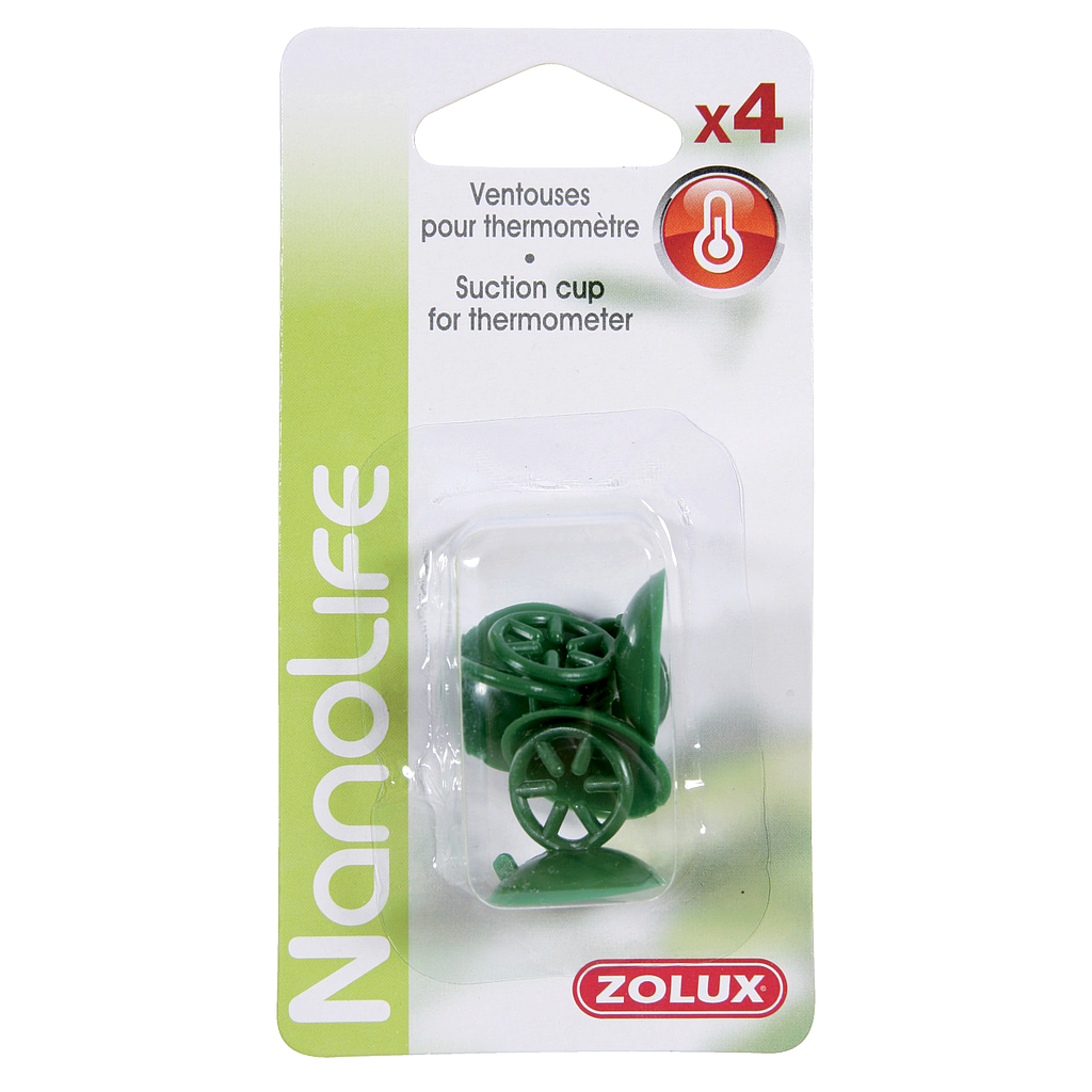 Zolux Ventosa Verde per Termometro Slim e Normale 4pz