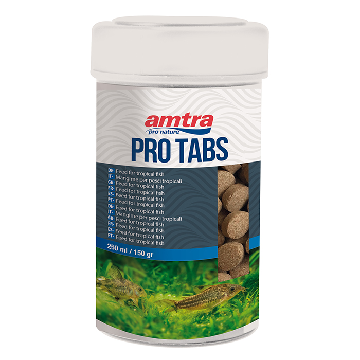 Amtra Pro Tabs Mangime per pesci di fondo e crostacei 250ml 150g