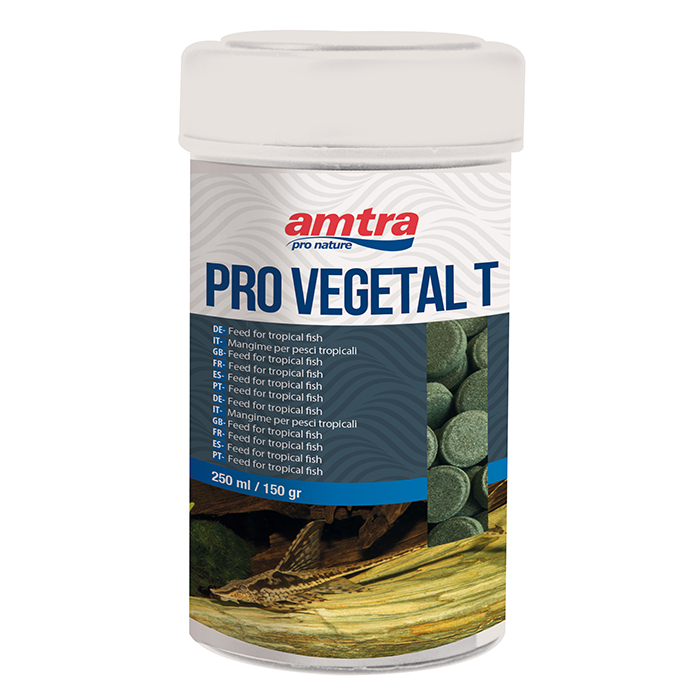 Amtra Pro Vegetal Tabs Mangime per pesci di fondo e crostacei 250ml 150g