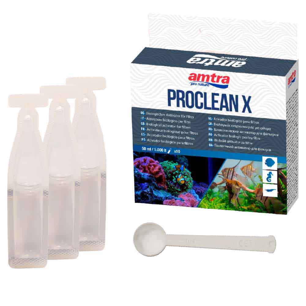Amtra Proclean X Batteri ed Enzimi Nitrificanti 10 fiale
