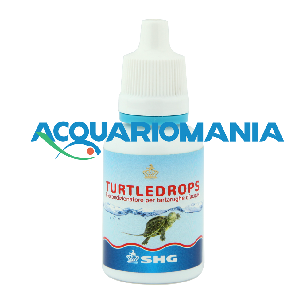 Shg TurtleDrops Biocondizionatore per Tartarughe d'acqua 20ml per 100lt