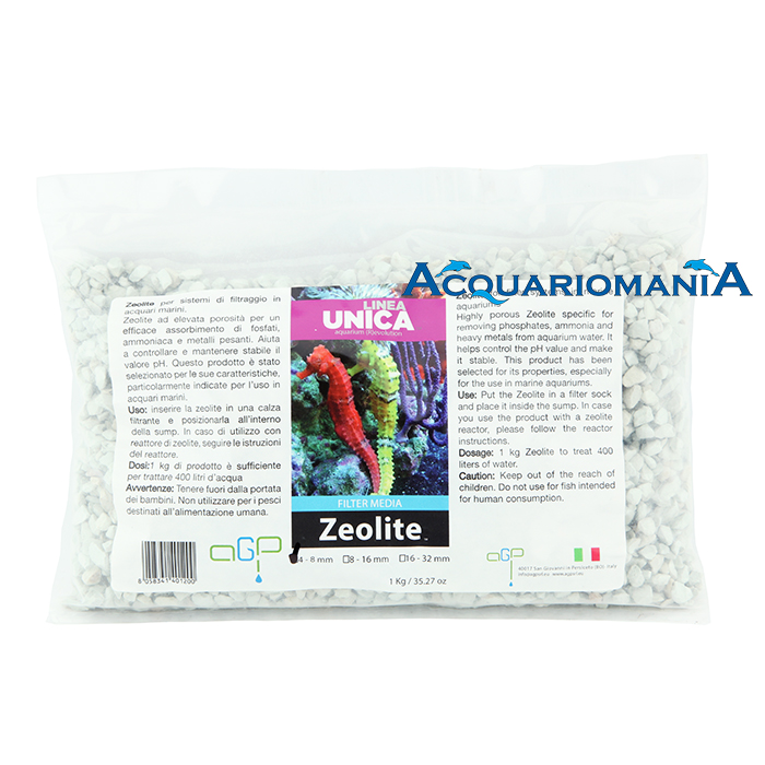 Unica Zeolite Fine 4-8mm 1Kg fino a 400lt
