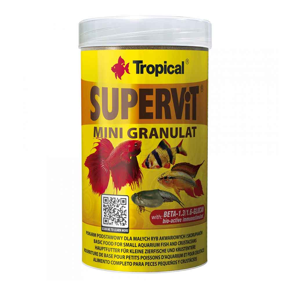 Tropical Supervit Mini Granulat Mangime 100ml 65gr