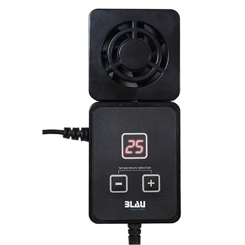Blau Aquaristic Nano Ventilador Plus Ventolina di raffreddamento con controller nero