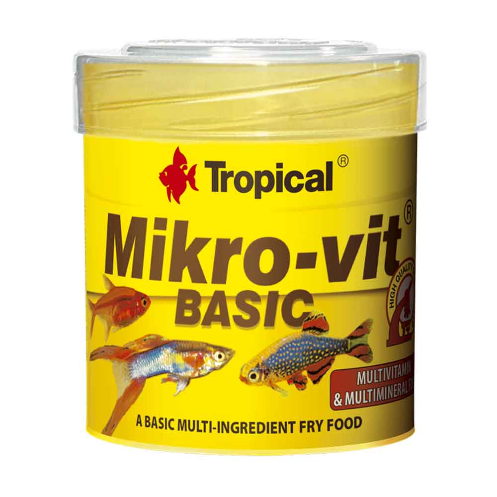 Tropical Mikro-Vit Basic Mangime per avanotti 50ml 32gr