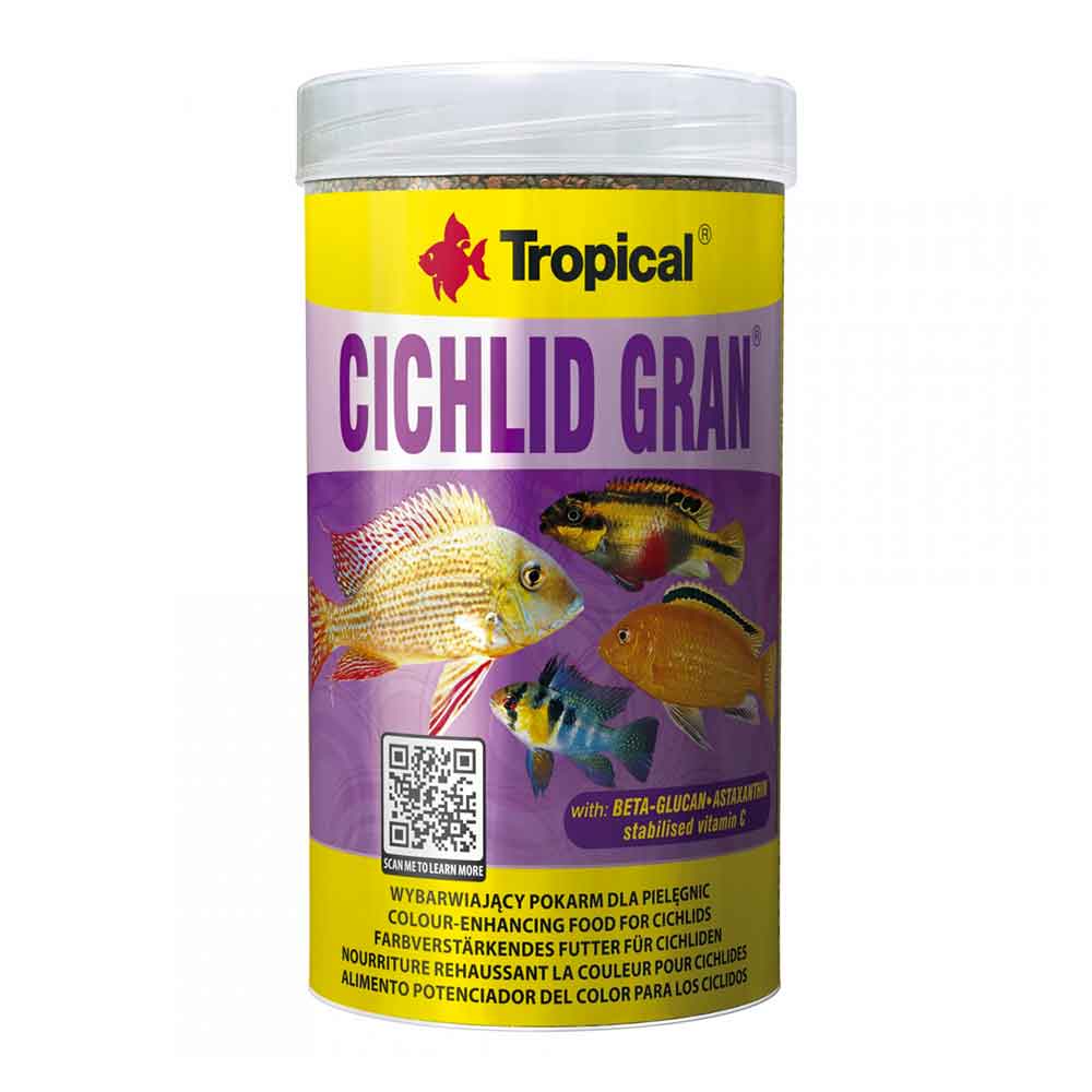 Tropical Cichlid Gran Mangime per ciclidi 1000ml 550gr