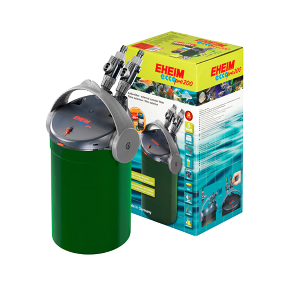 Eheim 2034020 Ecco Pro 200 Filtro esterno fino a 200Lt con materiali filtranti