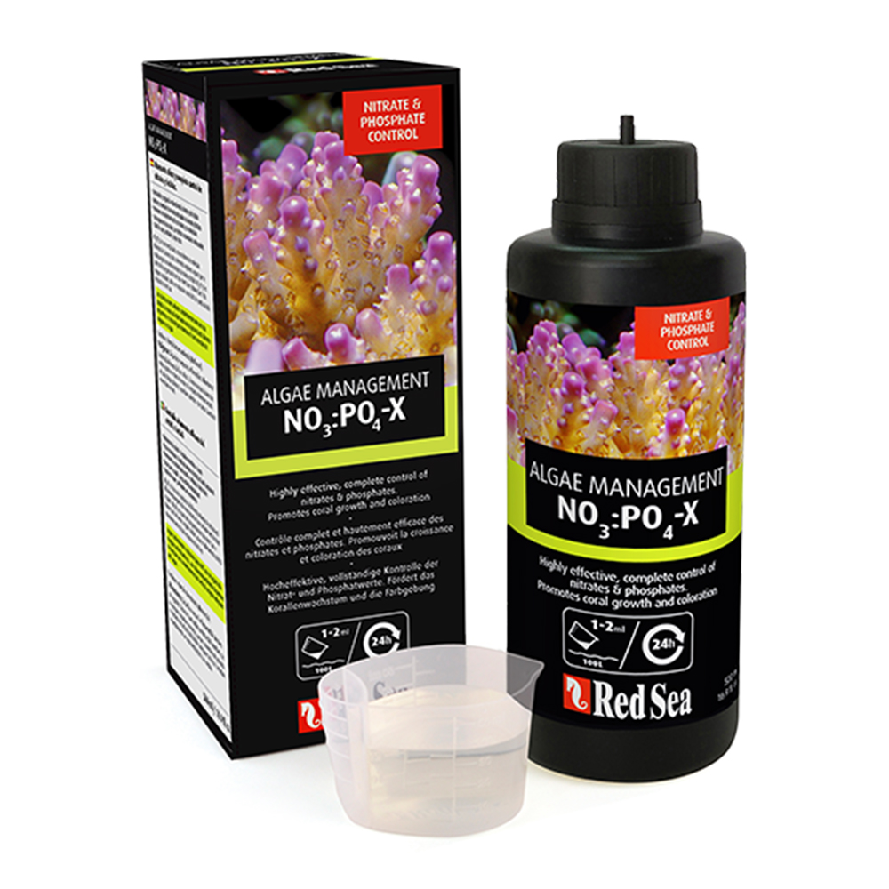 Red Sea Algae Management NO3-PO4-X Riduttore di Nitrati e Fosfati per marino 500ml