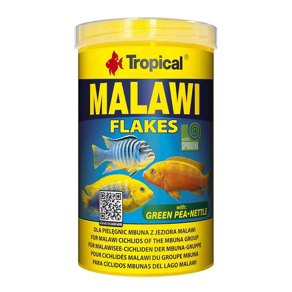 Tropical Malawi Flakes Mangime per ciclidi in scaglie 1000ml 200gr